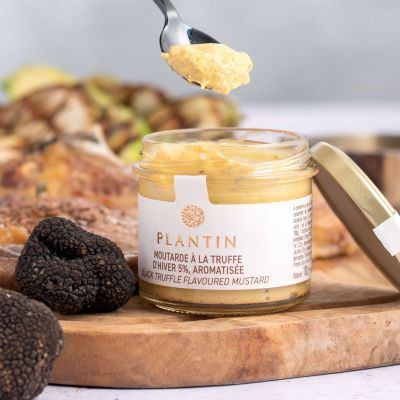 Moutarde à la truffe d'hiver 5%, aromatisée